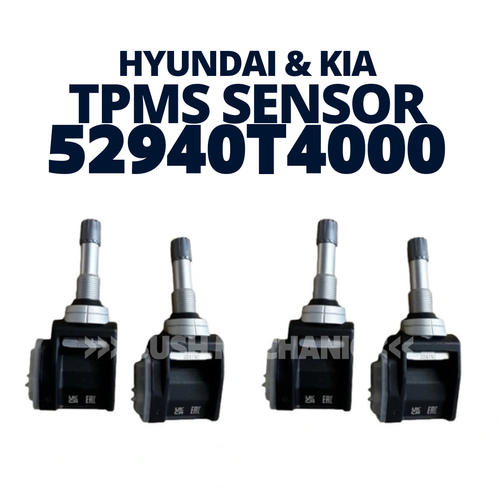 GENUINE OEM Hyundai Kia TPMS Sensor Tire Pressure Valve 4pcs Set 52940T4000 - Picture 2 of 2