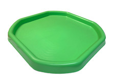 LIME GREEN MINI CEMENT MORTAR MIXING TRAY PLASTERING SPOT PLASTIC HEAVY DUTY