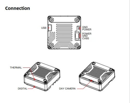 IRC-256CA Infrared Detector Thermal Imager 256*192p Resolution for FPV Drones - Picture 4 of 5