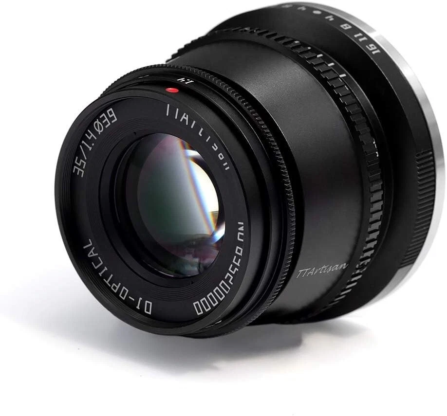 TTArtisan 35mm F1.4 APS-C MF Lens for Canon Sony Fuji Nikon Leica Camera - Image 3 of 4