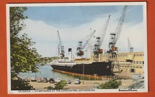 Colour Postcard, S/S Suecia - S/S Britania, London Pier, Gothenburg