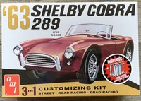 Shelby Cobra 289 Bj. 1963 Im MaßStab 1:25 AMT 3 In 1 - Bausatz OVP NEU