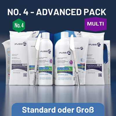 Mr. Fuss No. 4 Advanced Pack Multi Anti-Hornhaut, Anti-Zuwachs System 4 tlg.