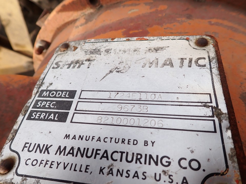 Funk Shift-O-Matic Transmission 9673B 1724E110A Telehandler Gearbox | eBay