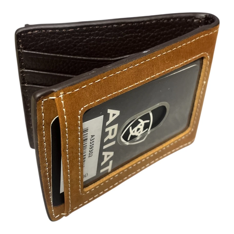 Cartera con clip para dinero Ariat logotipo suroeste - A3559302 Foto 3 de 3