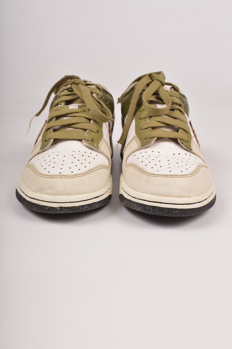 Nike Dunk Low Olive Leopard GS DX9282-100 Sneakers Shoes Size US