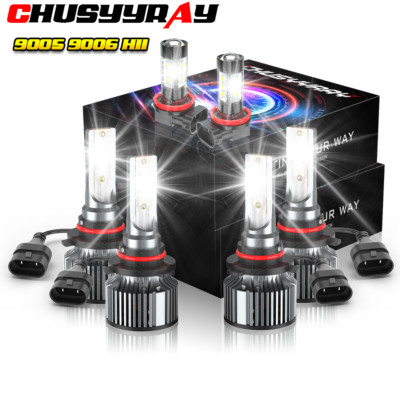 Fit Mitsubishi Lancer 2008 -2017 LED Headlight High Low Beam Fog Light White