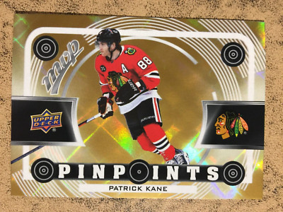 PATRICK KANE 2022-23 UD MVP Hockey PINPOINTS GOLD Parallel #PP-1