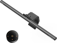 Monitor Light Bar with Remote, Fit for Curved Monitors/Camera Base, Eye-Care Com