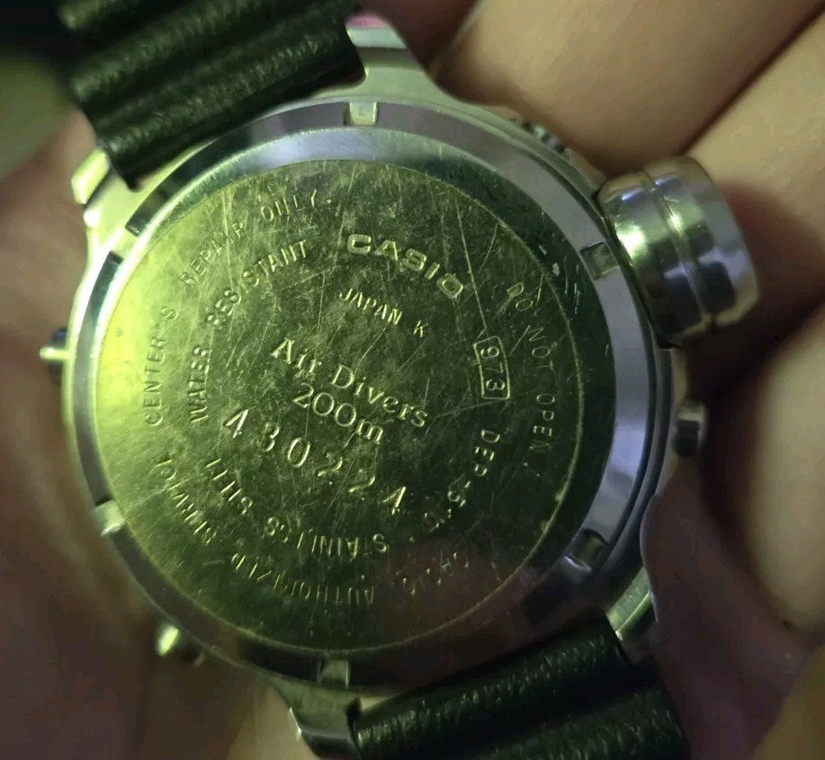 Casio DEP-510 Module 973 Air Divers 200m Japan Vintage Rare