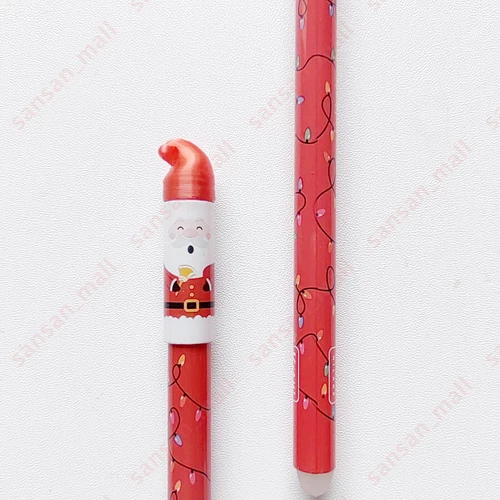Neu Set Weihnachten mit 3 löschbaren Gelstiften Santa Claus Reindeer Elf - Bild 13 von 16