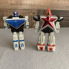 BANDAI DX Megazord Power Rangers Zeo Super Sentai Ohrager Oh Blue ,  Red Star