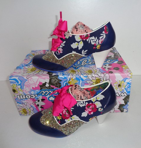 Elección irregular Nuevos Damas Mujer Azul Marino Tacones de Fiesta Zapatos PVP £90 Reino Unido Talla 3.5 - Imagen 4 de 8