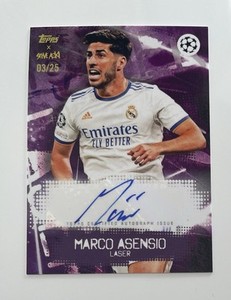 Marco Asensio PANINI 自筆 auto 25シリ アセンシオ Marco Asensio