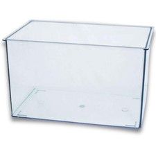Aquarium Tank Large 1.75 Gallon Plastic Terrarium 10.25x6.5x6.25 Inch