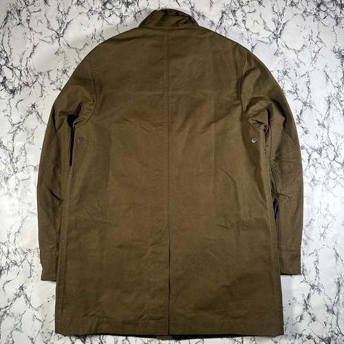 BELSTAFF Mens Salvia Green Terrace Coat Parka SIZE UK38 IT48 MEDIUM BNWT Dry Wax - Picture 16 of 17