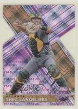 2019 Panini Elite Extra Edition Status Purple Die-Cut 77/125 Shea Langeliers 7qg
