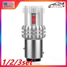 BAY15D 1157 P21 5W RED LED 3020SMD BRAKE TAIL STOP LIGHT GLOBE BULB 12K 1/2set