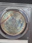 1885-O Morgan**SILVER**Dollar-PCGS ms 64-Monsterous Rainbow Toning-Lustrous