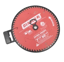 Diablo 7-1/4" x 60T Fine Finish Circular Saw Blade D0760 Metal Wood Cutter