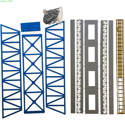1:87 China Elevated Railway Bridge Model Train Sand Scene Scene Ornament Model