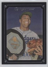 2007 UD Masterpieces Black Linen Frame 73/99 Roy Campanella #23 HOF 0l2