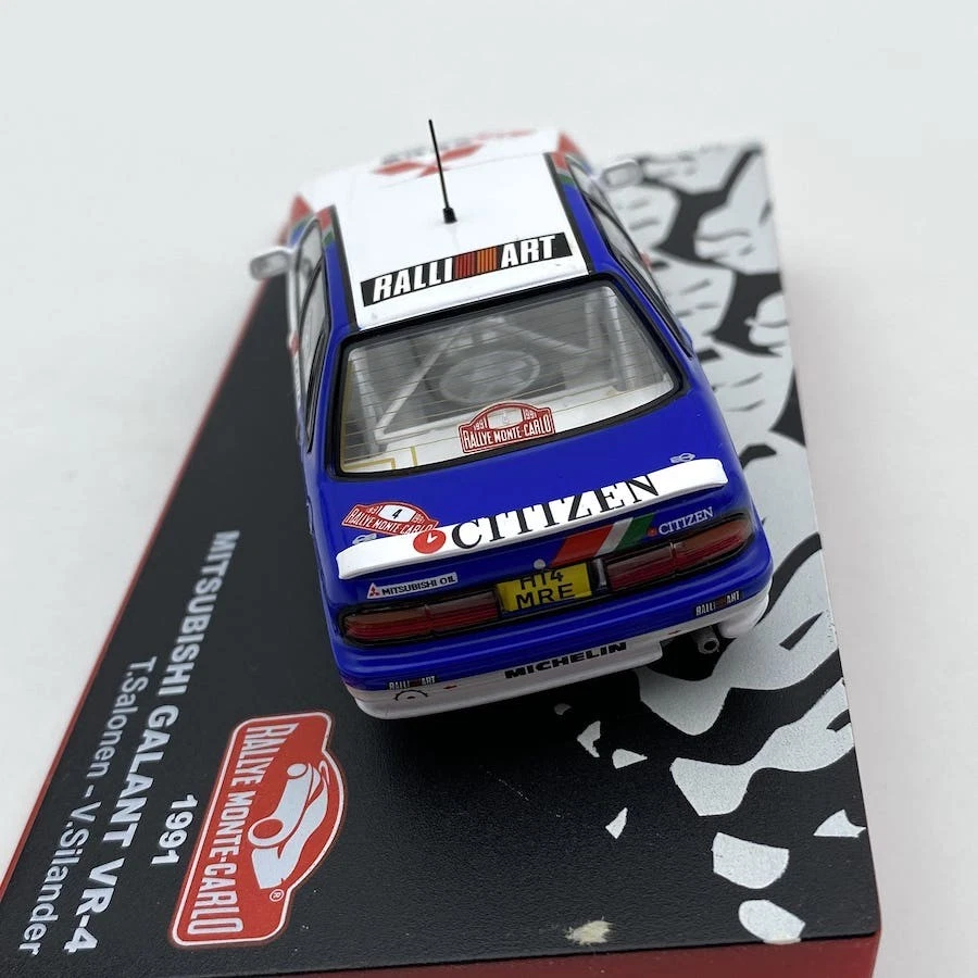 Modellino Auto Atlas Ex Magazine 1/43 Mitsubishi Galant VR-4 Rally Montecarlo... - Immagine 4 di 4