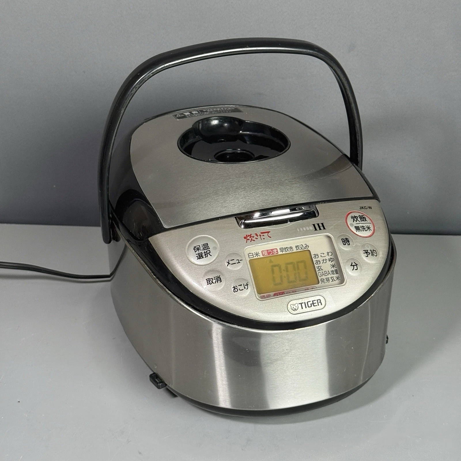 Tiger JKC-W100 IH Japanese Rice Cooker 100V Working READ Scratched Pot No Vent