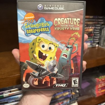 SpongeBob SquarePants Creature from the Krusty Krab Nintendo GC 2006 Tested CIB