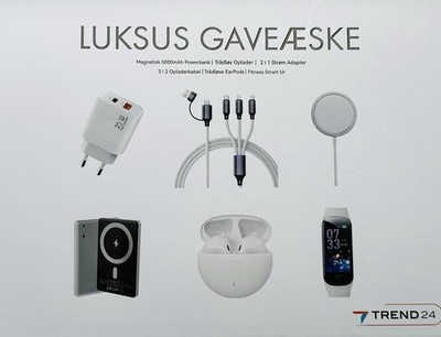 Trend24 Luksus Gaveæske   Exklusives 6-in-1 Technik-Geschenkset