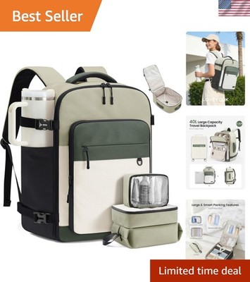 airline travel backpack Travel Backpack for Women & Men, 40L Large Airline Approved Carry on  Backpack