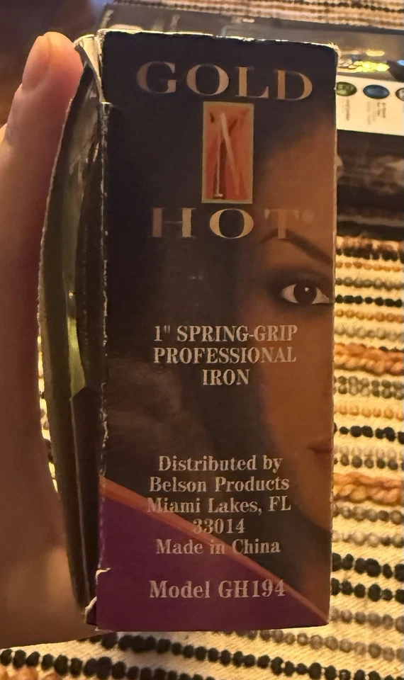 Rizador Gold N Hot Professional Spring-Grip 1 pulgada nuevo en caja Foto 4 de 4