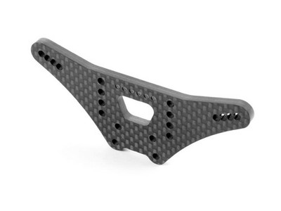 XRAY XB2 CARBON SHOCK TOWER - 6-DOTS - REAR / XRA323094