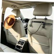 2 Pack Cowboy Hat Holder for Truck, Foldable Headrest Hanger 2-in-1 Cowboy
