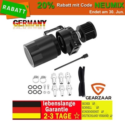 Universal Öl Catch Tank mit Filter Oil Can Auffangbehälter Ölsammler Ölbehälter