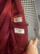 Crombie Men's Cashmere and Wool Blazer Jacket 42 L