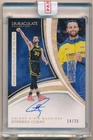 STEPHEN CURRY 2024/25 IMMACULATE AWARD WINNERS ON CARD AUTOGRAPH SP AUTO #14/25