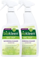Biokleen Bac-Out Natural Bathroom Cleaner- 2 Pack - Enzyme Professional Strength