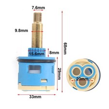 High Quality Flow Diverter Cartridge for Shower Mixer Tap with Brass Spigot