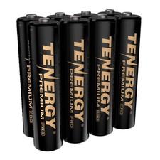 Tenergy Premium PRO Rechargeable AAA Batteries 1100mAh NiMH 8 Pack
