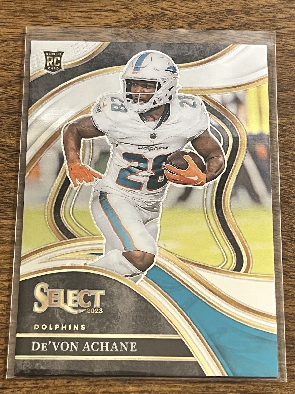 2023 Panini Select NFL Devon De’von Achane Rookie RC Club Level Miami Dolphins