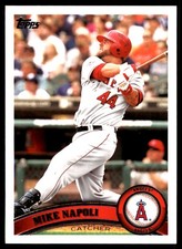 Mike Napoli 2011 Topps #201 Angels MLB READ FREE SHIPPING AutographDen