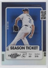 2021 Panini Contenders Season Ticket Optic Blue Prizm 37/99 Max Scherzer 04br
