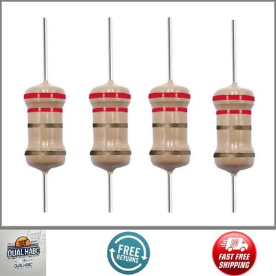 10 PCS 2.2 Ohm Resistor 1/4W 5% Tolerance Airbag Bypass Electrical Components