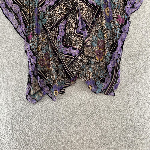 Anthropologie Kimono Womens One Size Sheer Floral Boho Open Top Layer Coverup - Picture 3 of 11
