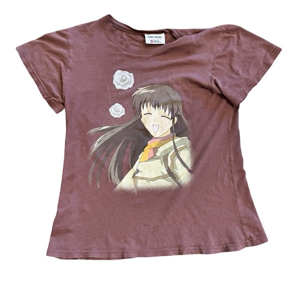 Vintage Y2K Fruits Basket Tohru Honda Anime T-shirt size Small Winter Outfit