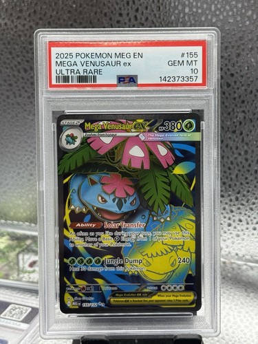 mega venusaur ex pokemon card value Pokmon TCG] (Mega Brave [M1L] 087/063) [Release Date/Price/Where To Buy] Preserved in a magnetic acrylic case and featuring a striking image of the captivating character Mega Venusaur ex Jumbo and