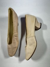 Antique Wedding Slipper 19th Century Victorian Wedding Shoes Louis Heel Worn 