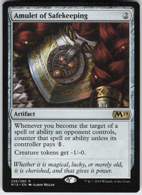 Amulet of Safekeeping 226 Core Set 2019 R NM