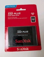 BRAND NEW SEALED SanDisk SSD Plus 240GB SATA III SSD